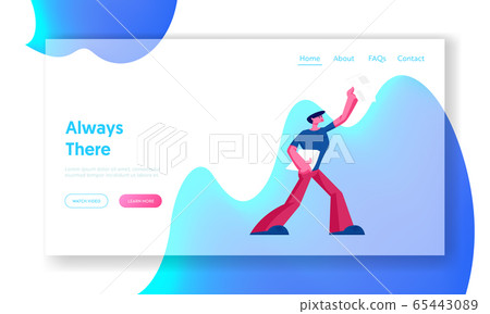 Paper Boy Selling Newspapers Website Landing Page. Male Character with Heap of Publications in Hands Screaming to Attract Customers for Buying News Web Page Banner. Cartoon Flat Vector Illustration Paper Boy Selling Newspapers Website Landing Page. Male Character with Heap of Publications in Hands Screaming to Attract Customers for Buying News Web Page Banner. Cartoon Flat Vector Illustration 65443089