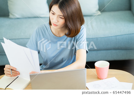 Woman , home, lifestyle 65447496