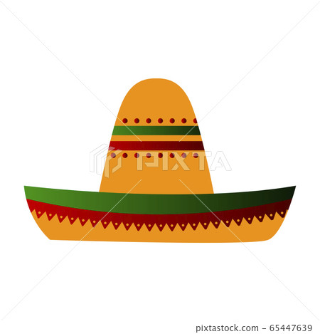 Isolated traditional mexican hat Isolated traditional mexican hat 65447639