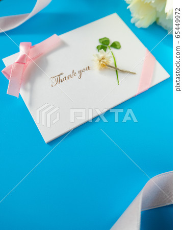 感謝卡乾花絲帶 65449972