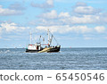 Fishing in the North Sea near Busum in North Frisia (Germany) 65450546