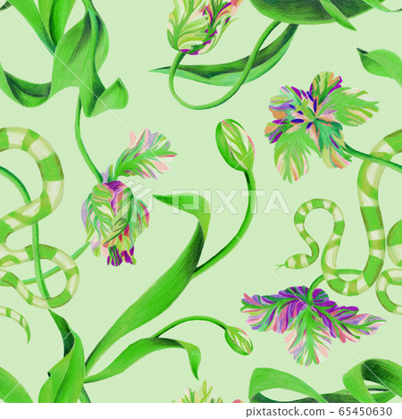Floral seamless pattern Floral seamless pattern 65450630