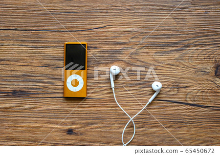 Music player and earphones 65450672