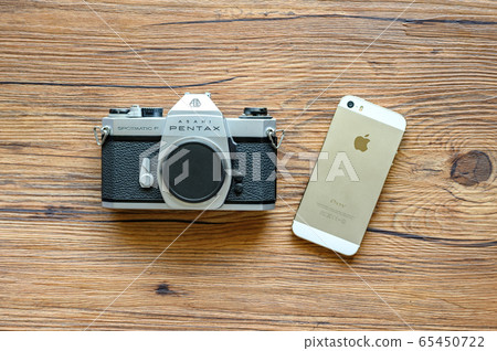 Film camera and smartphone Film camera and smartphone 65450722