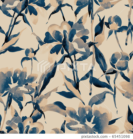 Floral seamless pattern 65451098