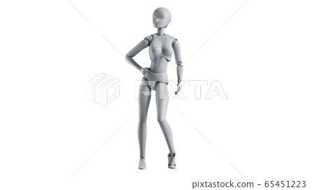 mannequin woman isolated mannequin woman isolated 65451223