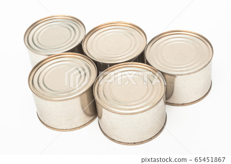 bunch of cans on white background bunch of cans on white background 65451867