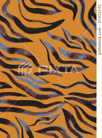 Vector abstract curved stripes seamless pattern. 65452545