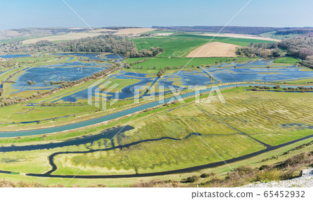 View of Cuckmere river, Sussex View of Cuckmere river, Sussex 65452932