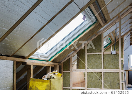 Unfinished residential loft conversion 65452935