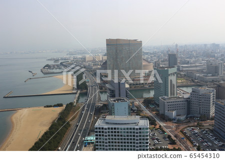 Sea hawk and Yahoo Auction Dome area from Fukuoka Tower Sea hawk and Yahoo Auction Dome area from Fukuoka Tower 65454310