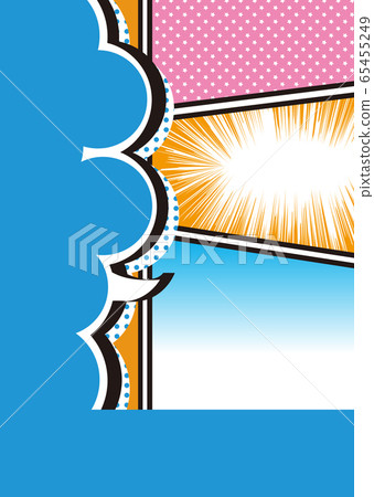 American comic background 65455249