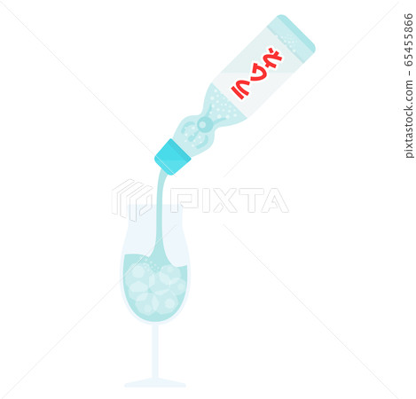 Illustration of Ramune soda 65455866