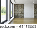 The Big Empty Room with Simple Design 65456803