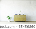 Stylish Interior Room with Vintage Commode near 65456860