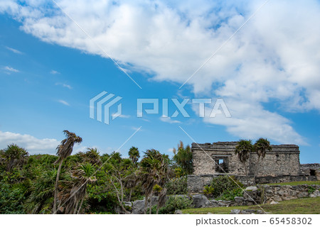 Mexico Tulum Ruins Temple Mexico Tulum Ruins Temple 65458302