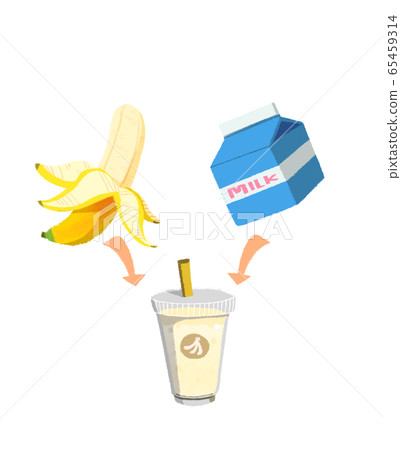 Banana juice ingredients 65459314