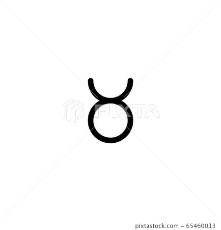 Sign of the zodiac. Taurus, the bull 65460013