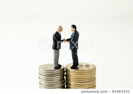 Business scene handshake 65463591