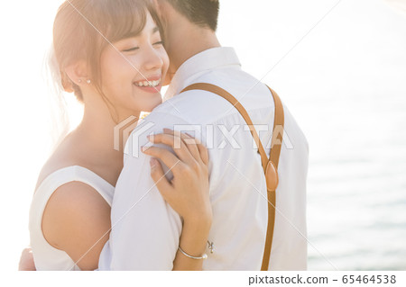 Romantic resort wedding 65464538