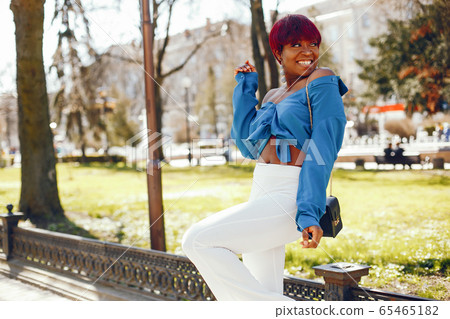 stylish black girl 65465182