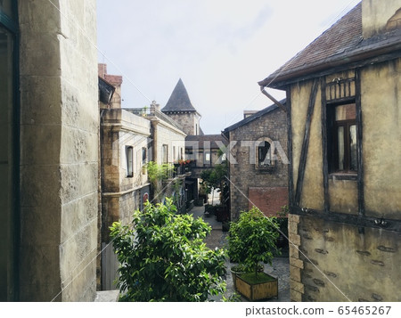 Castles European French style on French village at Ba Na Hills mountain resort in Danang, Vietnam Castles European French style on French village at Ba Na Hills mountain resort in Danang, Vietnam 65465267