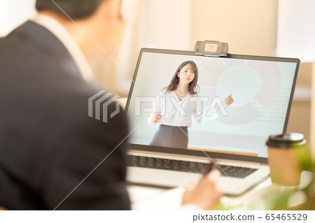 Online lecturer Online teacher webinar image 65465529