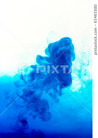 Cloud of ink in water isolated on white. Color of Cloud of ink in water isolated on white. Color of 65465880