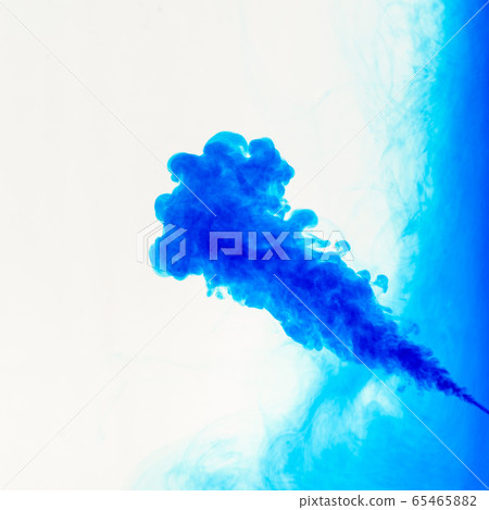 Cloud of ink in water isolated on white. Color of Cloud of ink in water isolated on white. Color of 65465882