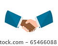 business man shakehand illustration vector. 65466088