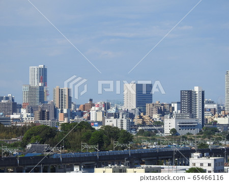 I'm fine! .. .. It's calm! Scenery of the city of Funabashi! .. .. 65466116