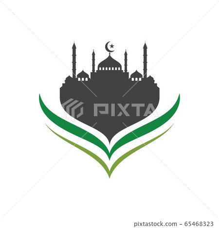 Muslim abstract greeting banners. Islamic vector Muslim abstract greeting banners. Islamic vector 65468323