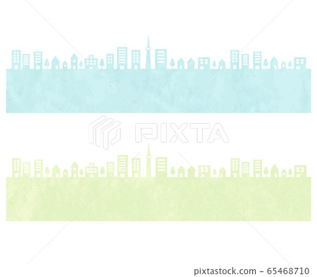 城市景觀背景圖/城鎮/簡單 65468710