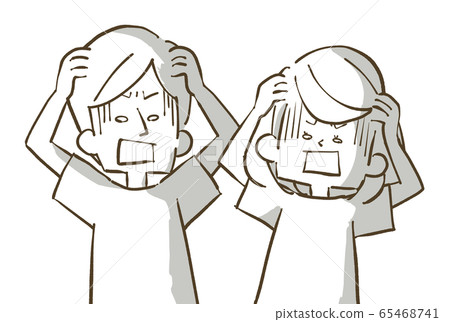 男人和女人震驚夫婦 65468741