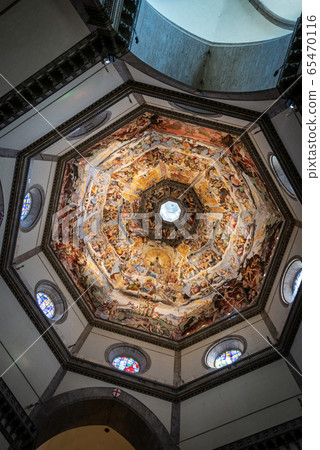 Dome interior - Santa Maria del Fiore Cathedral Florence Italy 65470116