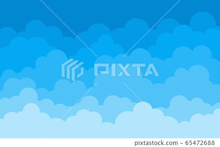Vector cloud on blue sky abstract background in - Stock Illustration ...