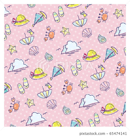 Summer material pattern pattern color dot pattern pink 65474141