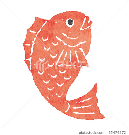 Sea bream stamp stamp vector Sea bream stamp stamp vector 65474272