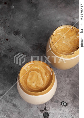 Popular drink Korean dargon coffee made of instant 65476247