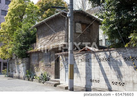 Old Japanese vacant house crawling on the ivy 65476603