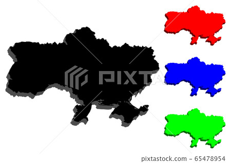 3D map of Ukraine 3D map of Ukraine 65478954