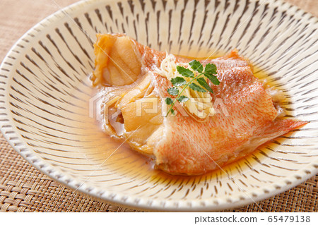 Boiled red fish Boiled red fish 65479138