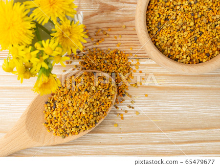 Bee Pollen, Perga, Flower Pollen Grains or Bee Bee Pollen, Perga, Flower Pollen Grains or Bee 65479677