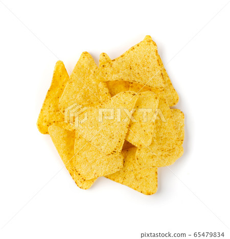 Corn Chips, Nachos Chips, Maize Snack, Corn Crisps 65479834