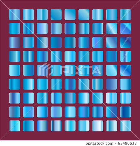 Blue squares glass collection. Background glassworks texture vector icon. Set of blue gradients. Elegant blue metallic gradient illustration. Blue squares glass collection. Background glassworks texture vector icon. Set of blue gradients. Elegant blue metallic gradient illustration. 65480638