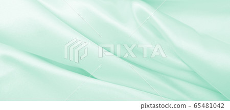 Smooth elegant green silk or satin luxury cloth Smooth elegant green silk or satin luxury cloth 65481042