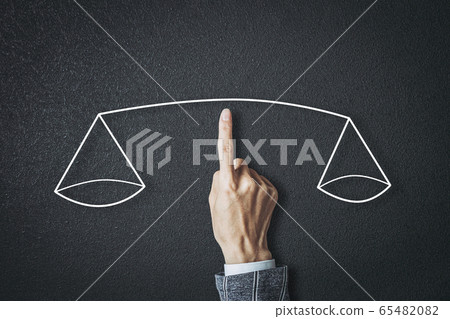 Balance and person 65482082