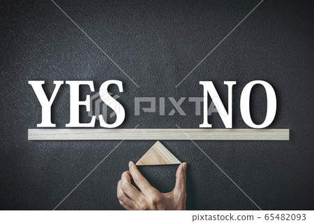 Balance of yes and no 65482093