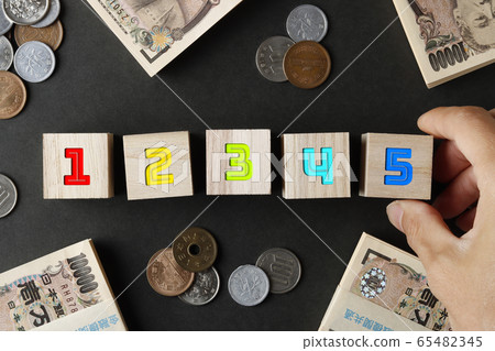 12345 and money 65482345