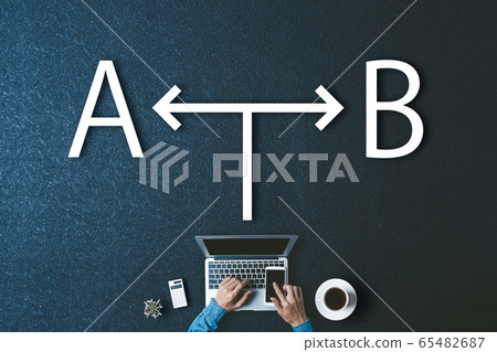 選擇A和B企業形象 65482687
